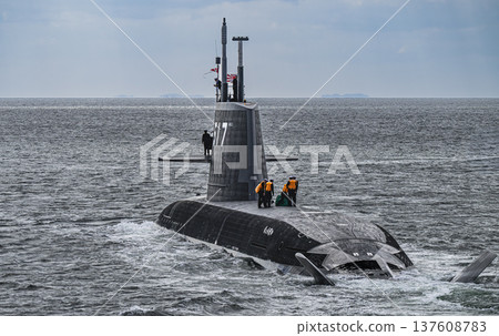 Japan Maritime Self-Defense Force Submarine Japan Maritime Self-Defense Force Submarine 137608783