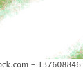 模糊水彩背景材料，綠色框架 137608846