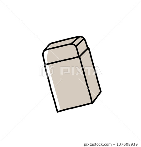 簡單的橡皮擦插圖 137608939