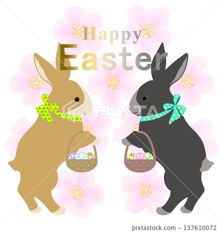 復活節彩蛋尋寶兔子 137610072