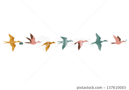 Migratory birds in Nordic colors Migratory birds in Nordic colors 137610083