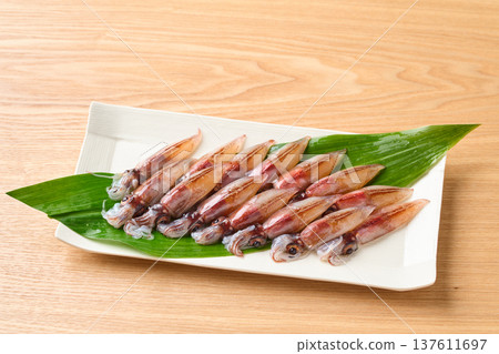 Raw firefly squid Raw firefly squid 137611697
