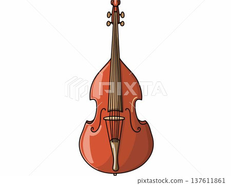 violin isolated on white background 137611861