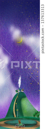 在月光皎潔的夜晚回家的路上 在月光皎潔的夜晚回家的路上 137613313