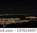 Night view from the mountains of Kobe 137614497