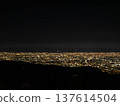 Night view from the mountains of Kobe 137614504