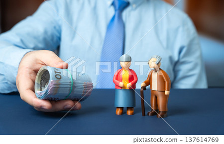 Official provides financial assistance or compensation to the elderly. A pension supplement Official provides financial assistance or compensation to the elderly. A pension supplement 137614769