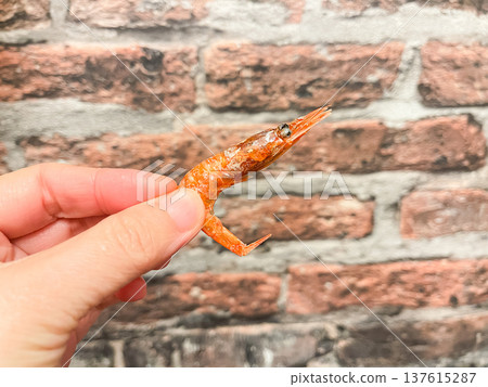Dried sweet shrimp. A simple dried sweet shrimp seasoned only with salt. Dried sweet shrimp. A simple dried sweet shrimp seasoned only with salt. 137615287
