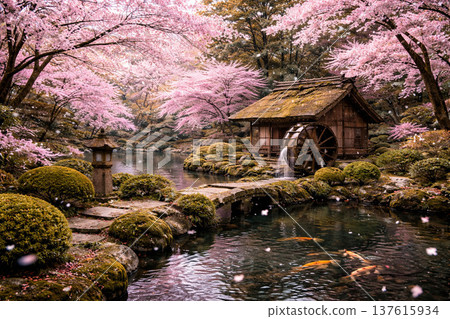 日本櫻花園 137615934