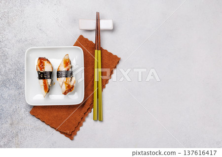 Eel sushi set Eel sushi set 137616417