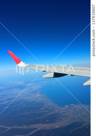 Airplane in flight Airplane in flight 137616607