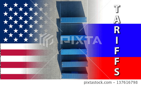 USA Russia Tariffs trade war sanctions and economic pressure 137616798