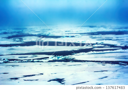 ice at the North pole and near in 2016 ice at the North pole and near in 2016 137617483