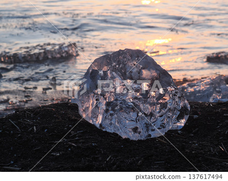 奧拉庫莫海岸的珠寶冰 137617494