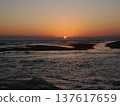 Sunset over Orakumo Beach 137617659