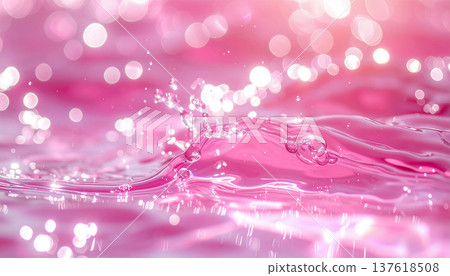 靈感源自勝肽精華的粉紅色保濕水波紋,蘊含緊緻、抗衰老和護膚成分 靈感源自勝肽精華的粉紅色保濕水波紋,蘊含緊緻、抗衰老和護膚成分 137618508