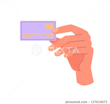 Hand holding credit card. Transaction, financial operations, payment concept Hand holding credit card. Transaction, financial operations, payment concept 137619073