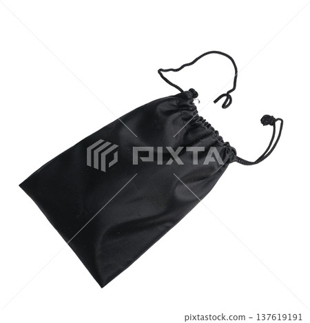 a black fabric bag 137619191