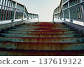 Rusty stairs give off a horrifying impression 137619322