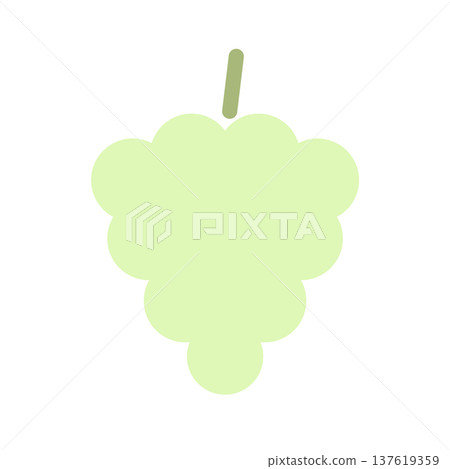 馬斯喀特簡約圖示（淺綠色扁平化） 137619359