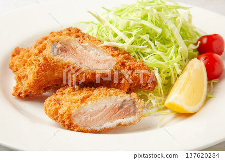 Fried salmon Fried salmon 137620284
