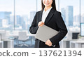 Young woman/business woman with a computer Young woman/business woman with a computer 137621394