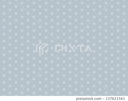 Fake silver hemp leaf background 137621561
