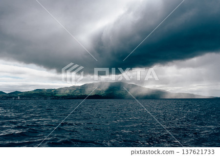 Sao Miguel Island Under Stormy Skies Sao Miguel Island Under Stormy Skies 137621733
