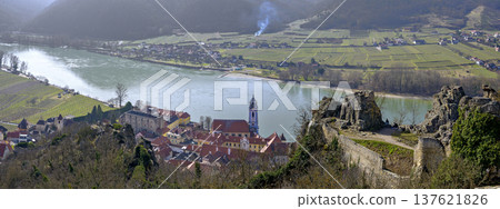 Duernstein and the Danube valley 137621826