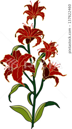 red flowers  137622460