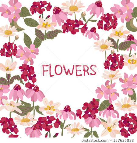 Minimalist Botanical Card. 137625858