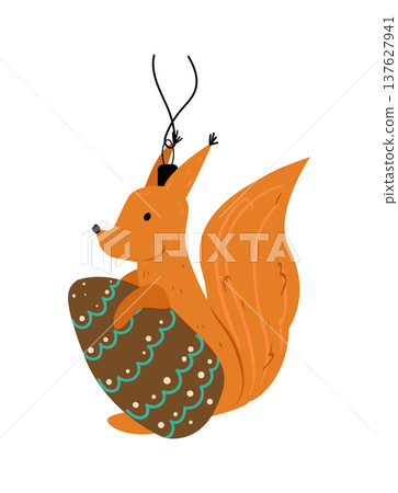 Squirrel Ornament Squirrel Ornament 137627941
