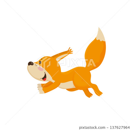 Running Happy Squirrel Running Happy Squirrel 137627964