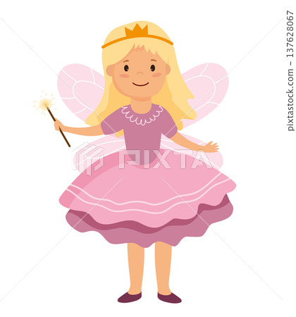 Girl Dressed as a Fairy 137628067