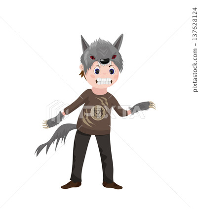 Little Werewolf Halloween Costume 137628124