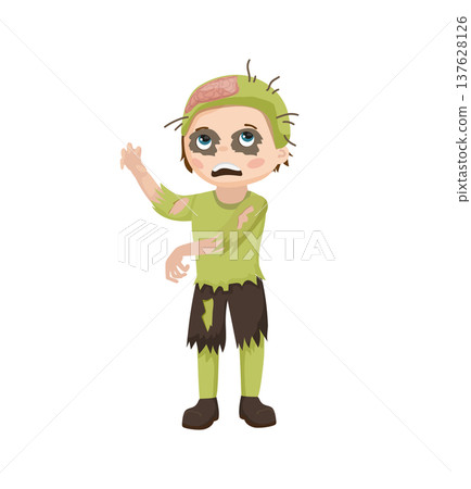 Cute Zombie Kid Costume 137628126