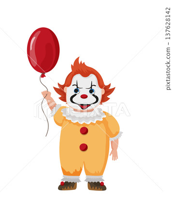 Creepy Clown Halloween Costume Creepy Clown Halloween Costume 137628142