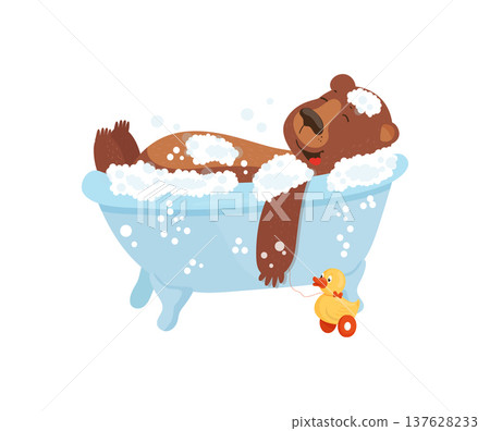 Bear in Bathtub Bear in Bathtub 137628233