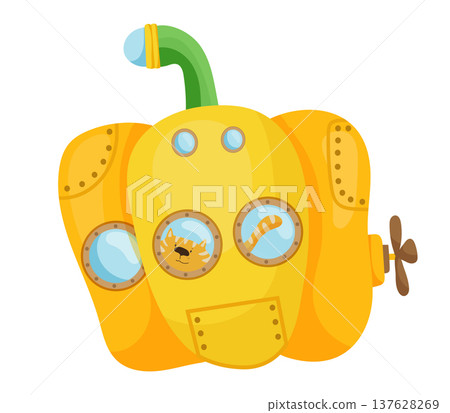 Pepper Shaped Submarine 137628269