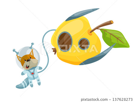 Fox Travels with Pear Spaceship 137628273