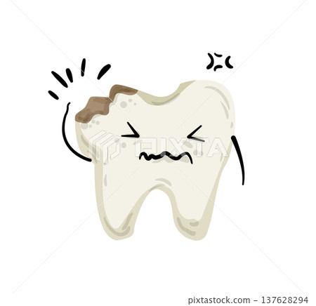 Decayed Tooth Angry 137628294