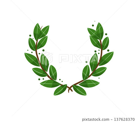 Green Leaf Wreath Green Leaf Wreath 137628370