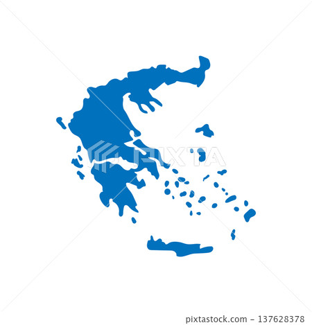 Map of Greece 137628378