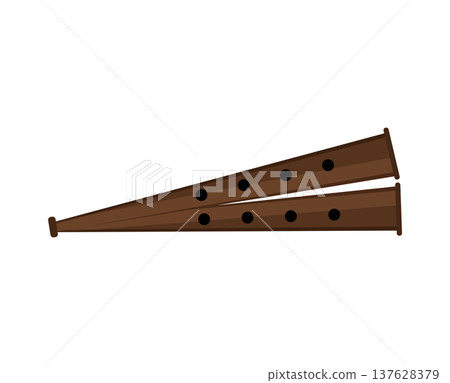 Double Aulos Flute Double Aulos Flute 137628379