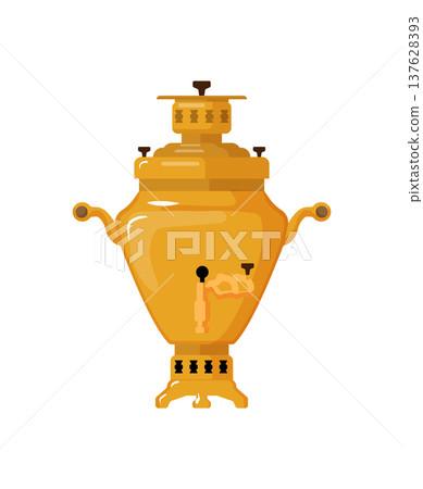 Golden Samovar Drawing 137628393