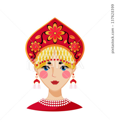 Kokoshnik Vector Illustration Kokoshnik Vector Illustration 137628399