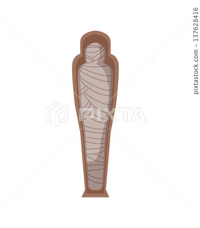 Ancient Mummy Coffin Ancient Mummy Coffin 137628416