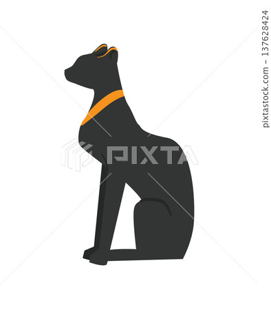 Egyptian Cat Statue Egyptian Cat Statue 137628424