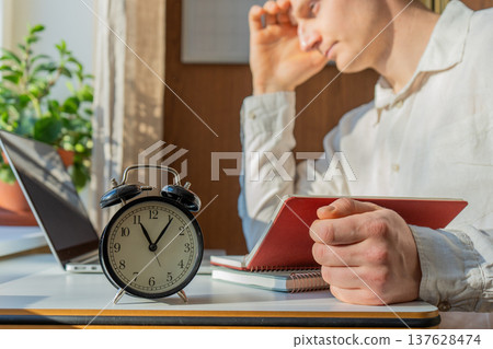 Time Management and Project Deadline Concept. 137628474