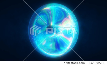 A glowing blue orb with fluid, swirling patterns inside, set against a dark background. Perfect for futuristic, sci-fi, or abstract design themes, video in high quality 4k, motion design A glowing blue orb with fluid, swirling patterns inside, set against a dark background. Perfect for futuristic, sci-fi, or abstract design themes, video in high quality 4k, motion design 137628516